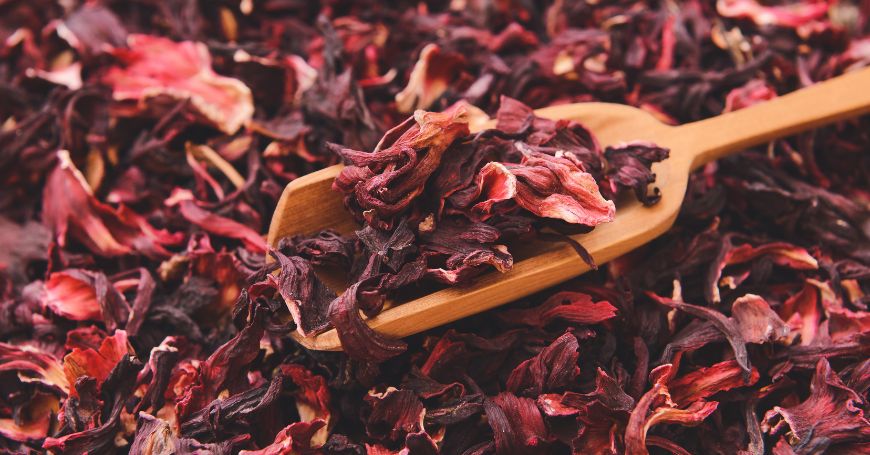 dried hibiscus flowers